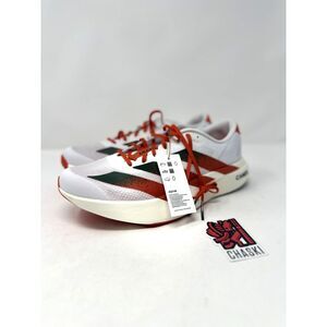 adidas Adizero Evo SL Miami Hurricane Canes JQ2148 Men's 10 running sneakers NEW